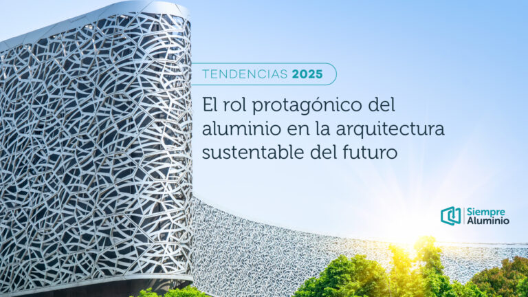 Tendencias 2025: el rol protagónico del aluminio en la arquitectura sustentable del futuro